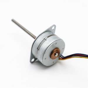 Moteur pas à pas miniature Kech 25by26 M3 2 phases 4 fils DC à montage traversant - Product Image 3