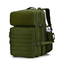 Grote Capaciteit 36-55l Heren Tactische Camouflage Rugzak Duurzame Oxford Doek Molle Rits Intern Frame Anti-Diefstal