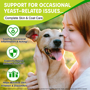 Worafy Pet migliora il trattamento di infezione del lievito del mantello e della pelle lascia cadere il trattamento dell'infezione del lievito per le <span class=keywords><strong>gocce</strong></span> di trattamento dell'infezione del cane - Product Image 4