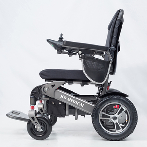 Silla de Ruedas Eléctrica Plegable KSM-606, Motor de 350W, Reclinable, Aleación de Aluminio, Certificación CE, Alcance de 18 km, para Personas Mayores con Discapacidad - Product Image 1