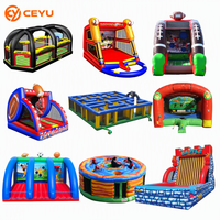 Collection de jeux gonflables commerciaux Ceyu – Ensemble interactif multi-activités pour fêtes, carnavals, enfants et adultes – Location en gros
