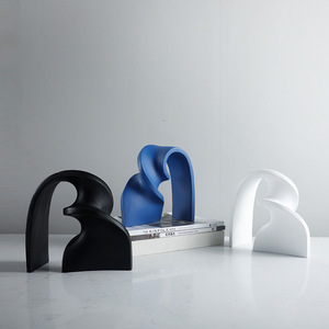 Decoración Moderna y Sencilla para el Hogar, Adornos Geométricos Azules Irregulares, Mueble para TV, Decoración Suave para el Hogar, Decoración <span class=keywords><strong>de</strong></span> Escritorio POKINA - Product Image 1