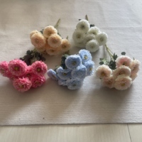 Bunga Mewah 9 Tangkai Buket Peony Buatan Sutra dengan Kemewahan Tak Tertandingi untuk Pernikahan di Kebun atau Rumah Mewah