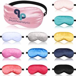 Customized Silk Adjustable Eye Mask, <b>Light</b>-blocking and Non-pressing Travel and <b>Sleeping</b> Eye Mask, Personalized Business Gift - Product Image 1