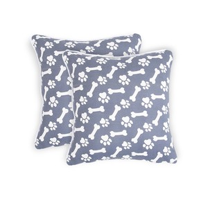 HMS Set due 18 \ "copricuscini in cotone nero motivo geometrico quadrato stile moderno Boho per soggiorno camera da letto divano - Product Image 2