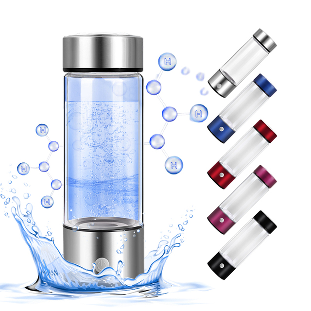Manufacturer Hydrogen Rich Water Cup High Borosilicate Water Solution Customize Logo Hydrogen Ion Water Cup
