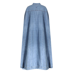 Nouvelle Veste Cape en Jean Irrégulière pour <span class=keywords><strong>Femme</strong></span> – Style Streetwear Décontracté Automne Hiver - Product Image 4