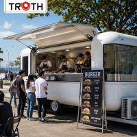 Remorque mobile de restauration rapide Truth pour burgers et gyros, entièrement équipée, homologuée DOT pour les États-Unis, avec cuisine