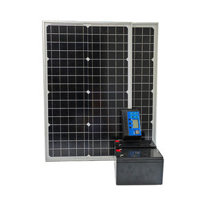 Panel solar monocristalino de 30W con batería de respaldo con cargador para abridor de puerta de motor de 12V/24V CC o Puerta de barrera - Product Image 2