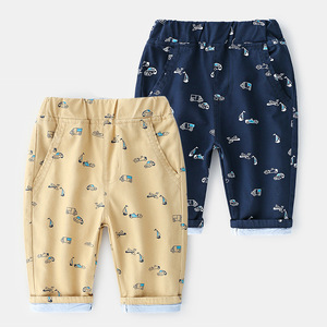 Ropa de algodón con estampado de coches para niños, pantalones cortos para niños y pantalones cortos de lluvia, venta al por mayor para el mercado de ropa. - Product Image 1