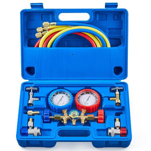 סט סעפת סעפת סט צינורות 5ft מתאם עם r134a r12 r502 כלי קירור קירור - Product Image 1