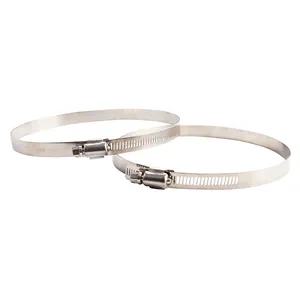 Penjepit saluran knalpot, Stainless Steel Throat Hoop air pengencang pipa Duct