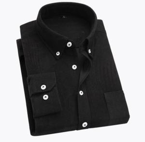 <span class=keywords><strong>Camicia</strong></span> Casual in <span class=keywords><strong>Velluto</strong></span> a <span class=keywords><strong>Coste</strong></span> a Maniche Lunghe Slim Fit per <span class=keywords><strong>Uomo</strong></span>, Ultimo Design in Vendita - Product Image 4