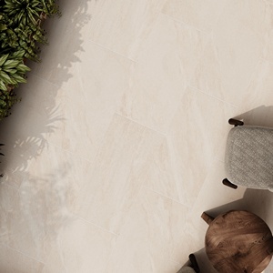 Piastrelle 600x1200mm in Marmo Beige con Superficie Colorata Antiscivolo per Pavimenti e Pareti Interni/Esterni, Ideali per Bagno, Soggiorno e <span class=keywords><strong>Giardino</strong></span> - Product Image 3