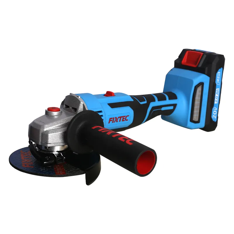 FIXTEC Power Tools Angle Grinder Slim Body 4Inch 7000RPM Portable Mini Brushless Angle Grinder Cordless