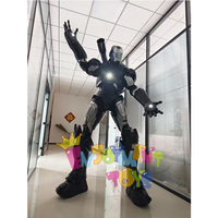 Schwarzes Iron Man Roboter-Kostüm Superpopuläres Erwachsenen-Mecha Rollenspiel-Kostüm Karnevals-Party-Requisiten