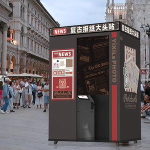 Yixile韩国照相亭打印机自拍Dslr复古外壳自动售货机照相亭远程高科技派对供应商 - Product Image 1