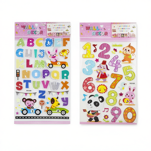 Pegatinas Decorativas de Pared con Letras y Números para Habitación Infantil, 73x40cm - Product Image 2