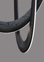 JYLIGHTING Lustre Créatif pour Projet Hôtelier, Style Wabi Sabi Minimaliste, Art Moderne, Salons, Salles à Manger, Luminaire Suspendu en Bois