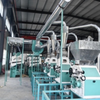 Machine de mouture de maïs industrielle complète avec dépoussiéreur