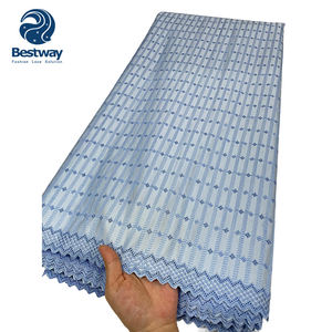 Tissus en dentelle polonaise 100 % coton pour hommes Bestway, prix de gros Nigéria - Product Image 2