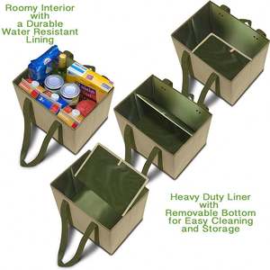 2025 mode en gros promotionnel vierge réutilisable sacs d'épicerie sacs à provisions personnalisés pliant fourre-tout sac d'épicerie - Product Image 3