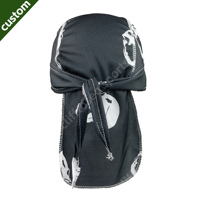 Durag de sport pour homme en polyester respirant, entièrement personnalisé avec logo, fabriqué sur mesure