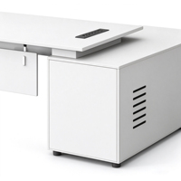 Nouveau bureau administratif en bois moderne et durable avec combinaison de bureau et chaise de direction peints