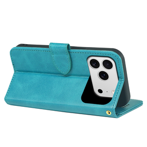 Custodia a Portafoglio in Pelle per <span class=keywords><strong>iPhone</strong></span> 18 17 Pro Max 17e 16e 15 14 13 Mini con Porta Biglietti da Visita e Funzione Stand - Product Image 6