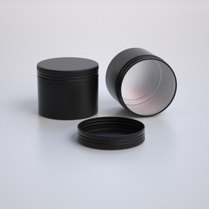 Envase Metálico de Aluminio Resistente a la Corrosión con Tapa de Rosca Hermética, Envases de Grado Alimenticio, Latas Redondas de Aluminio Doradas de 100g 100ml 3oz - Product Image 4