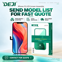 Écran LCD HD DEJI en direct d'usine pour iPhone 12 – Affichage de remplacement en gros pour ateliers de réparation