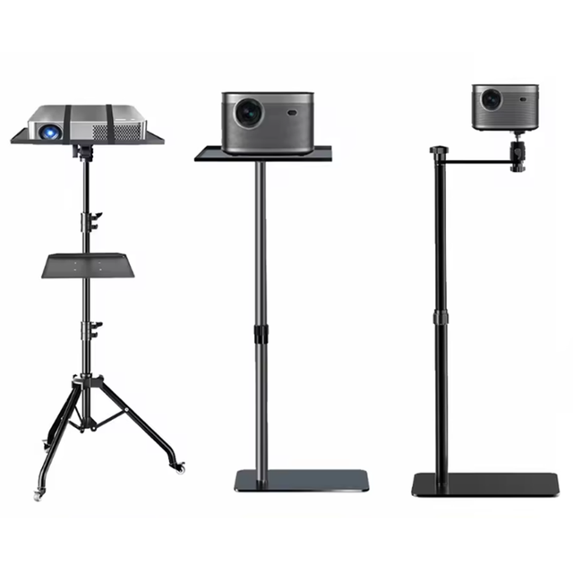 Projector Tray Stand Floor to Wall Desktop Shelf Laptop Stand Lift Telescopic Rod Live Broadcast Tripod Camera Projector Holder