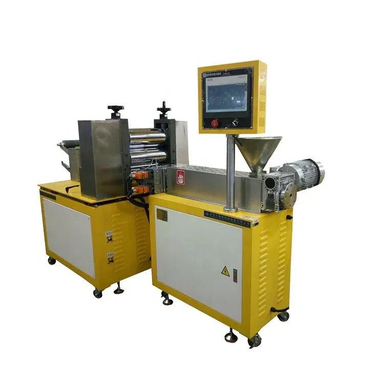 Laboratory Small Plastic Cast Film Machine for TPU PE TPE Casting Film Line