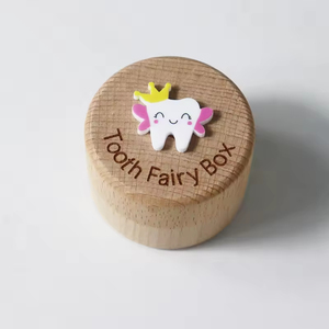 Children's Wooden Storage Teeth Preservation <b>Box</b> Wooden Children's Baby Teeth <b>Box</b>, <b>Memory</b> Teeth Collection <b>Box</b> - Product Image 2