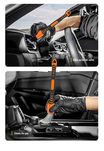 <span class=keywords><strong>Kit</strong></span> de <span class=keywords><strong>nettoyage</strong></span> <span class=keywords><strong>professionnel</strong></span> en profondeur pour l'<span class=keywords><strong>intérieur</strong></span> de la <span class=keywords><strong>voiture</strong></span>, avec brosses de précision pour les aérateurs, les interstices étroits, le cuir et l'entretien du tableau de bord - Product Image 5