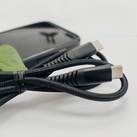 Câbles de données Câble USB-C PD 60W Transfert de téléphone portable Chargeur rapide Type C vers Type C Câble USB-C Câble de charge rapide Vente en gros