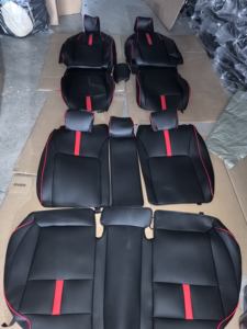 Чехлы для сидений автомобиля из кожи наппа, индивидуальный пошив, для Civic // Ford, совместимые с подушками безопасности, водонепроницаемые, класса люкс, всесезонные - Product Image 2