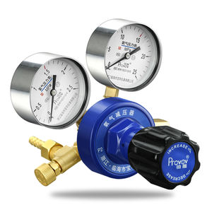 Reguladores de Oxígeno Industriales, Tanque de Oxígeno, Cilindro de <span class=keywords><strong>Gas</strong></span>, Cuerpo de Latón, Control de Flujo, Válvula Reductora de Presión para Soldadura - Product Image 1