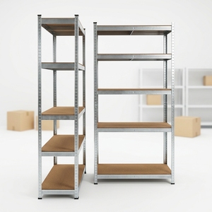Étagères de stockage d'entrepôt OEM en acier thermolaqué, légers, empilables, sans boulons - Product Image 1