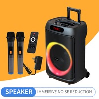 Speaker Trolley Portabel Outdoor JMA-1508 High Power 15 Inch Langsung dari Pabrik dengan Sistem Audio Mic Nirkabel
