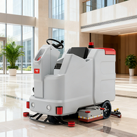 Nettoyeur de sols autoporté CleanHorse X11, grande capacité, double brosse, pour les supermarchés, machine de nettoyage commerciale
