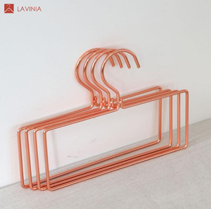 Lavinia venta al por mayor cuadrado color oro rosa bufanda toalla hijab sujetador cuadrado metal perchas - Product Image 6