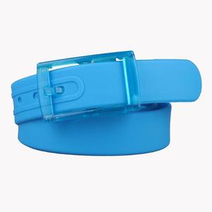 Atacado Moda Doce Cor Com Plástico Fivela Cintura Senhoras Cinto Unsex Plástico Fivela Silicone <span class=keywords><strong>Belt</strong></span> para Trabalhador Do Aeroporto - Product Image 4