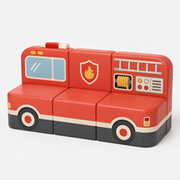 Canapés de jeu intérieurs doux sur le thème du transport et de l'espace, personnalisés pour les écoles maternelles, les garderies et les aires de jeux intérieures