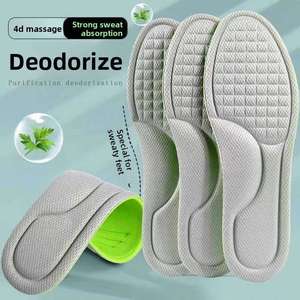Plantillas de Masaje de Espuma Viscoelástica 4D al por Mayor, Transpirables, Absorbentes del Sudor, Resistentes al Olor, para Calzado Deportivo - Product Image 5