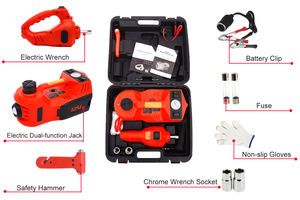 All-in-One 5-in-1 5T 12V <strong>Electric</strong> Hydraulic <strong>Car</strong> <strong>Jack</strong> Impact Wrench Tire Inflator with Built-in LED Light <strong>Car</strong> <strong>Jacks</strong> Solution - Product Image 3
