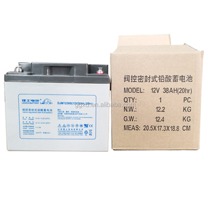 แบตเตอรี่ชาร์จใหม่แบตเตอรี่ตะกั่วกรดอัพ AGM GEL VRLA แบตเตอรี่ <span class=keywords><strong>LEOCH</strong></span> 12V 38AH - Product Image 2
