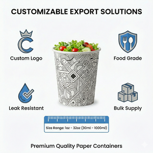 Contenedores de Papel Kraft Impreso Resistentes para Alimentos, Cajas Desechables a Prueba de Fugas para Vendedores de Comida Callejera y Marcas de Entrega a Domicilio - Product Image 5