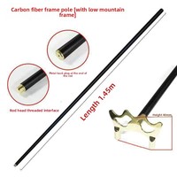 Support de queue de billard Tech Fiber, type croisé, haute et basse, antidérapant, accessoires de billard pour le billard chinois à huit boules