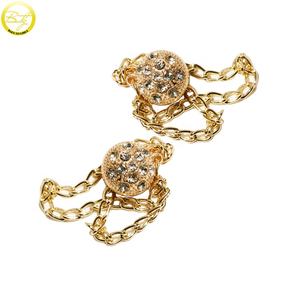 Ropa de alta calidad, ajustador de cadena de fijación de Metal, precio barato, Clips de sujeción para cintura, Color dorado, traje de baño, cadena magnética de Metal - Product Image 2